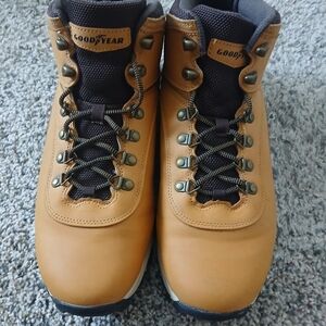 Tan Leather Hiking Boots